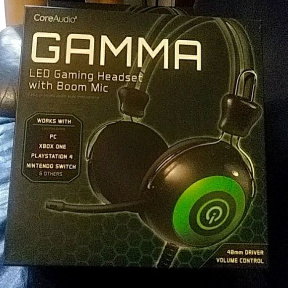 CoreAudio Headphones Coreaudio Gamma Led Gaming Headset With Boom